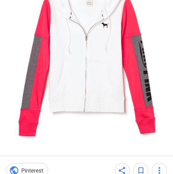 🆕NWT VICTORIAS SECRET PINK OUTFIT HOODIE/CAPRIS - Picture 2 of 8